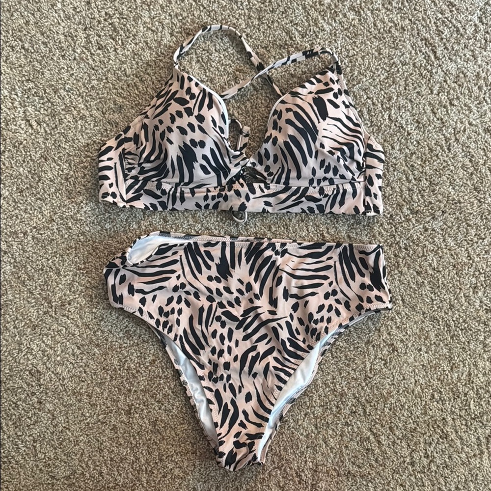 Shade & Shore Animal Print Bikini
